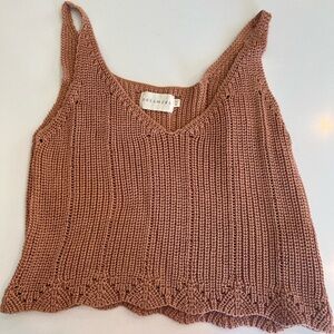 Rust Sweater tank